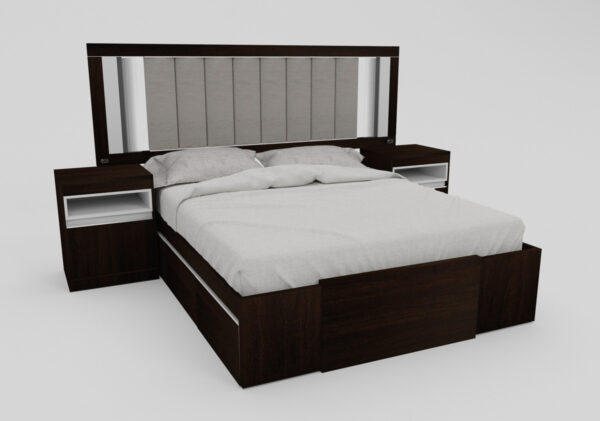 D_880071-MLA83883205757_042025-F.jpg Respaldo P- Sommier Tapizado Kyomu C/ Luz Led, Usb Y Vidrio