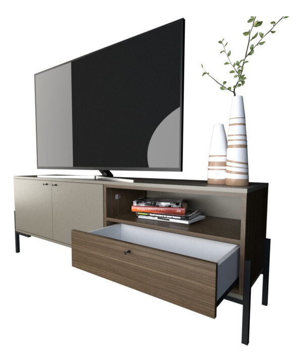 D_880385-MLA72574829748_112023-F.jpg Rack Para Tv Led 1.50 X 0.55 Patas De Caño Cod. 4251-