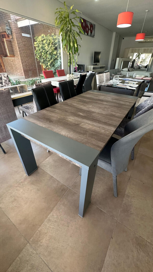 D_883036-MLA78558688174_082024-F.jpg Mesa Cocina Comedor Fija 140 X 90. Dynamic- Patas Melamina