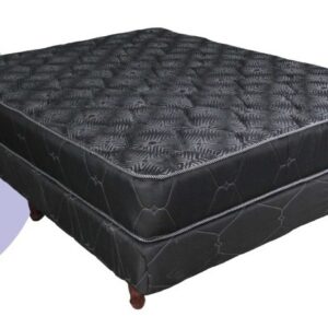 Conjunto Sommier Resorte Merida 1.40-1.90 2 Plazas Inpolcor
