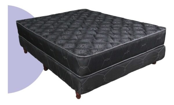 Conjunto Sommier Resorte Merida 1.40-1.90 2 Plazas Inpolcor