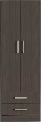Ropero Placard Bahia 2 Puertas, 2 Cajones- 184 X 61 X 47