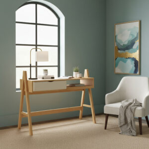 Escritorio Mesa De Estudio Nordica- 1 Cajon- 1.25 X 0.50