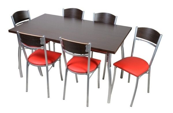 D_886310-MLA31948162525_082019-F.jpg Sillas Caño 1 Pulgadas Reforzado. Danisas. Respaldo Madera.