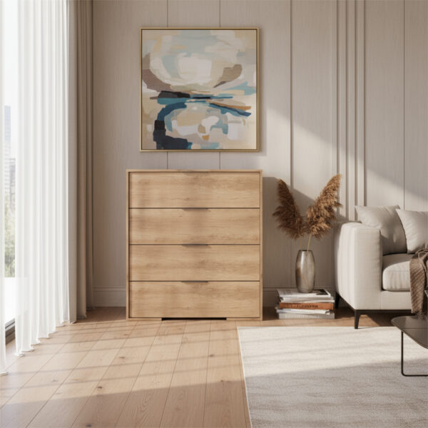 Comoda Chiffonier Duo 4 Cajones- 90 X 80 X 40 Dld 02