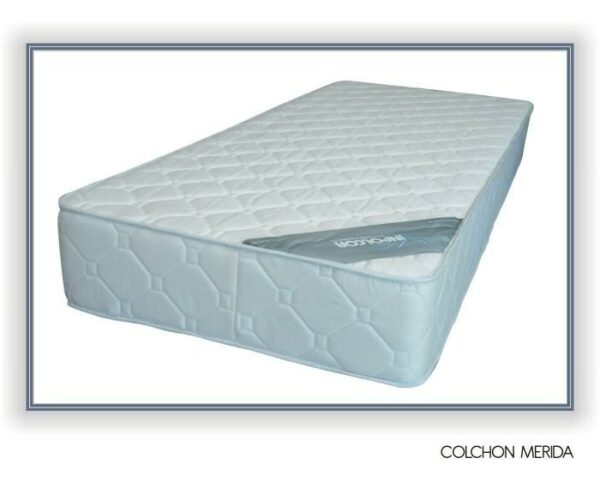 Conjunto Sommier Resorte Merida 1.40-1.90 2 Plazas Inpolcor