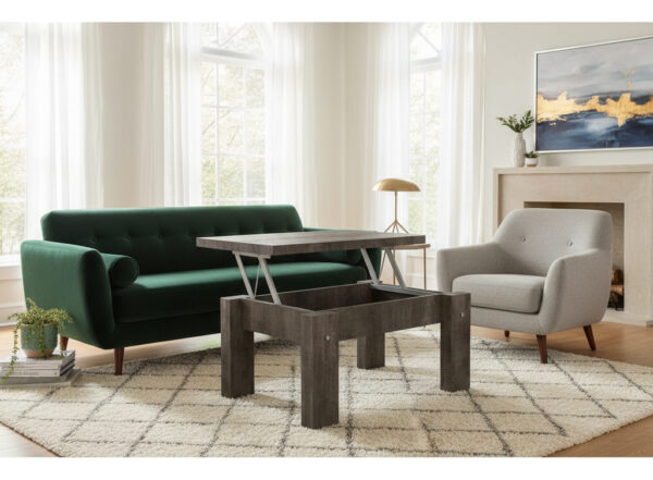 Mesa De Living Centro Doppia Doble Altura. Melamina 95- 65