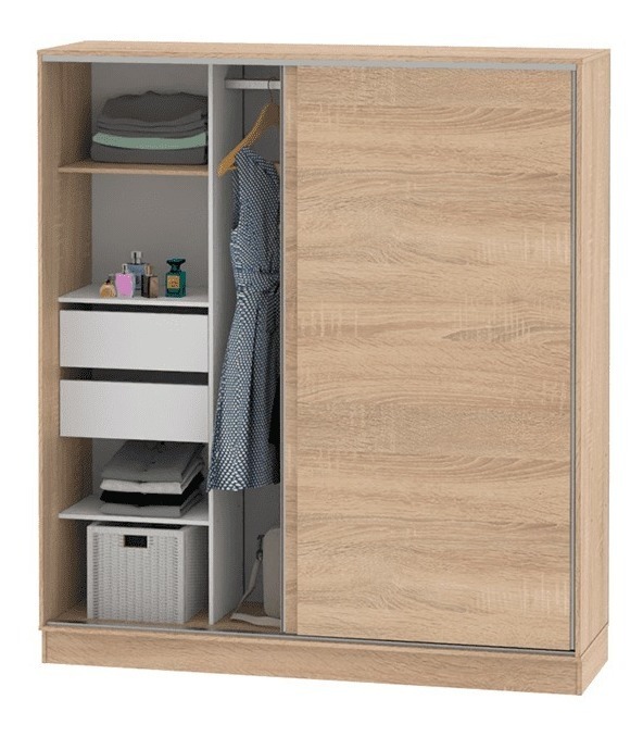 D_889783-MLA51935514925_102022-F.jpg Ropero Placard 2 Puertas Corredizas- 2 Cajones Int. Plo 180