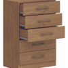 Cajonera Chifonier 5 Cajones. Solution- 4005 Castro Moveis