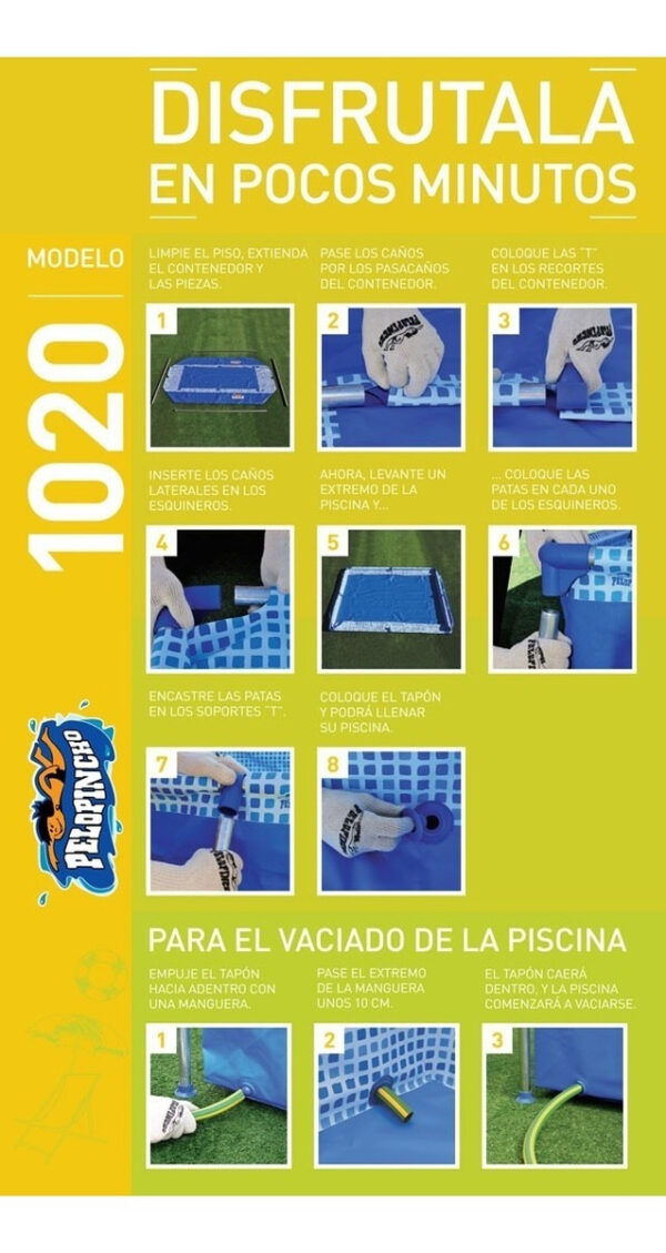 D_893114-MLA31011292891_062019-F.jpg Pileta Piscina De Lona Pelopincho 1020. 1.85 X 1.45 X 0.40