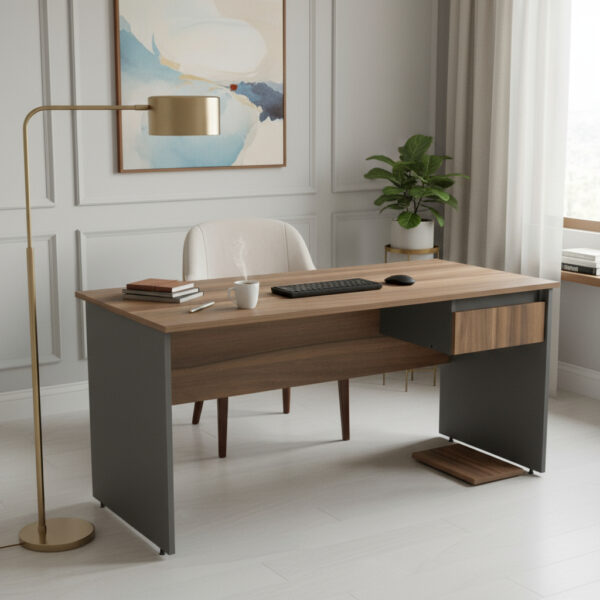 Escritorio Para Oficina Con Cajon. 1.50 X 0.70 3912- 7201