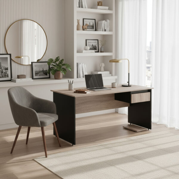 Escritorio Para Oficina Con Cajon. 1.50 X 0.70 3912- 7201