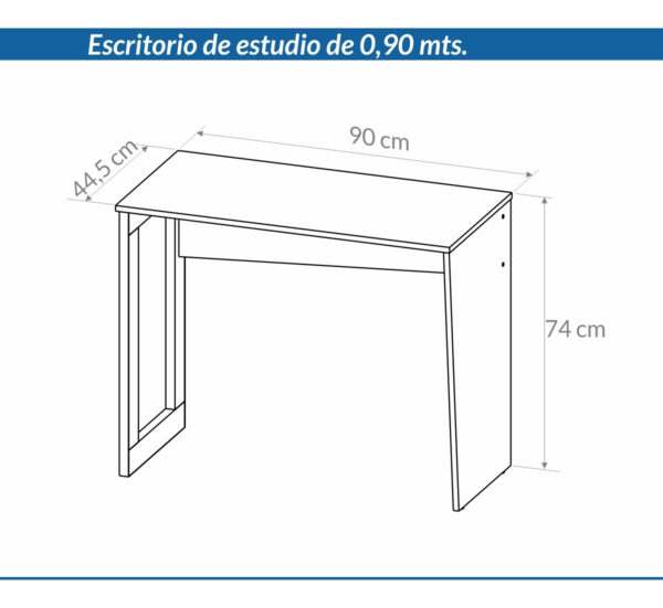 Escritorio Estudiantil Infatil Piro Iee 090 90 X 44 X 74