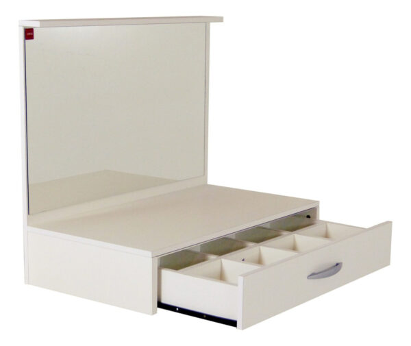 Tocador Maquillador Flotante Con Luz, Cajon Y Espejo 1432l