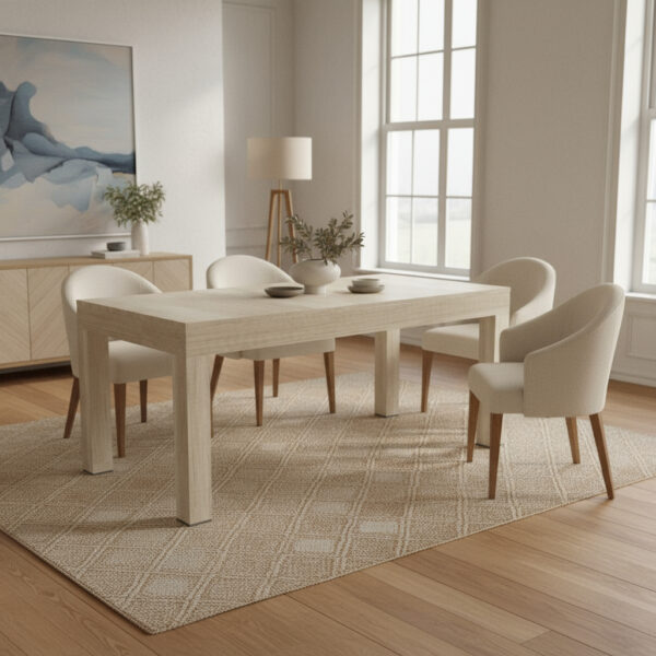 Mesa Trampa Rectangular 1.80 A 225 X 0.90- Benicio- Melamina