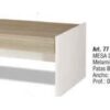 Mesa Ratona De Living Milano. Melamina- 78 X 41 X 55