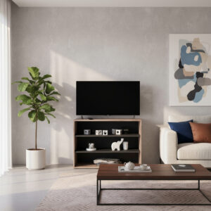 Mesa Rack Vision Para Tv 40 Con Estantes- Dvs 01