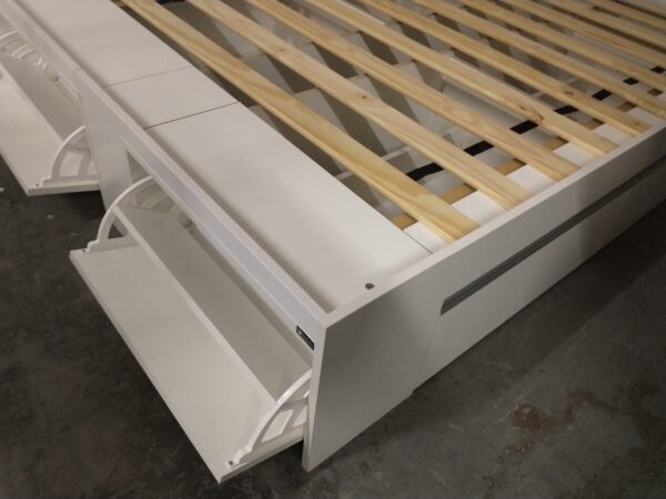 Base Box P- Sommier 140 O 160 X 200- 4 Cajones- 2 Zapateros