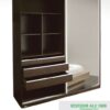 Ropero Placard Vestidor 180 X 220 X 58. Melamina Alu1 800