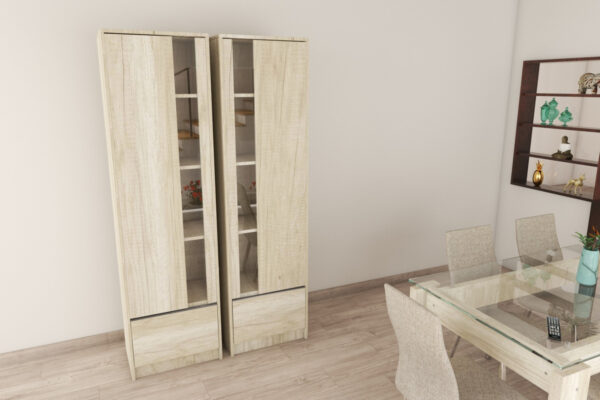 Modulo Organizador Spazzi 0.60- 1 Puerta- Estantes 1 Cajon