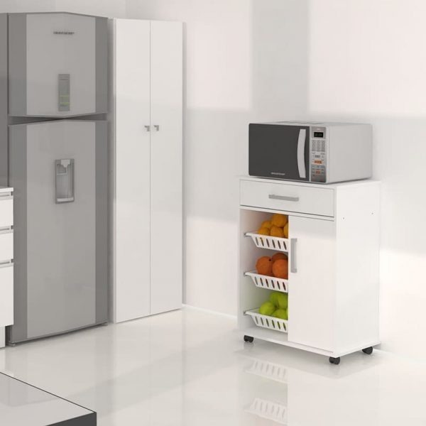 Mueble Frutero Organizador- C- Puerta, Estante Y Cajon Mfc70