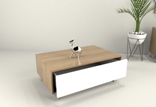 Mesa Centro De Living Con Cajon. Cod. 2021- Melamina