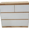 Comoda Cajonera 4 Cajones. Paraiso- Blanco 90 X 80-40- Visby