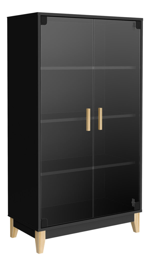 Mueble Organizador Cristalero 2 Puertas, 125 X 70 Le 6014