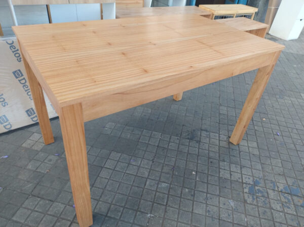 Mesa De Cocina- Comedor Lustre Paraiso 140 X 80 Base 4 Patas