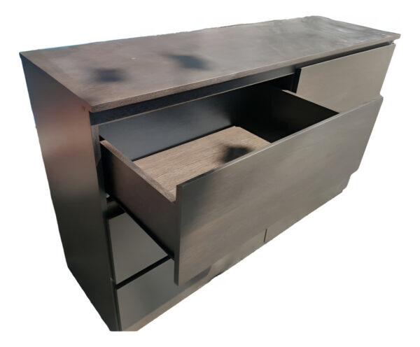 Comoda Chiffonier Cajonera 6 Cajones Mdf- 140 X 85 X 44