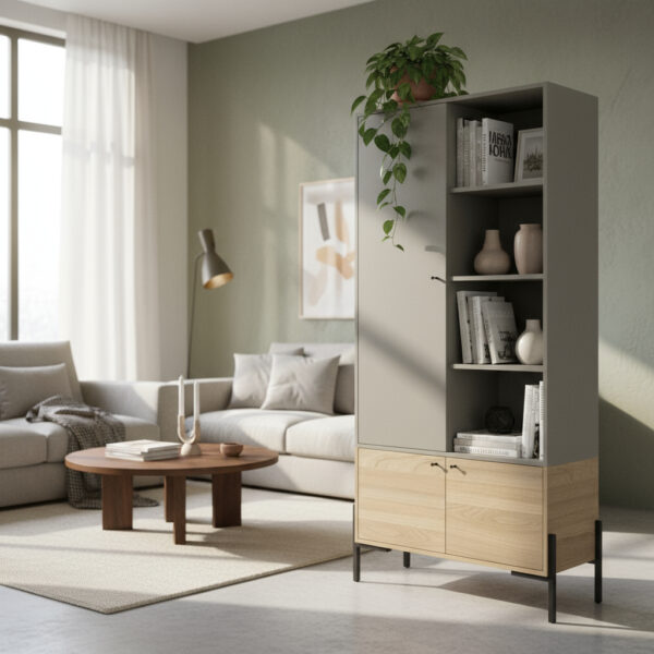 D_914177-MLA92908169766_092025-F.jpg Estanteria Organizador 4 Puertas, 183 X 90 Cod. 4254