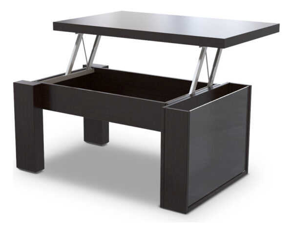 Mesa De Living Centro Doppia Doble Altura. Melamina 95- 65