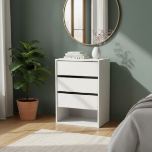 Comoda Cajonera Chiffonier 3 Cajones- 60- 89- 40 Dld 09