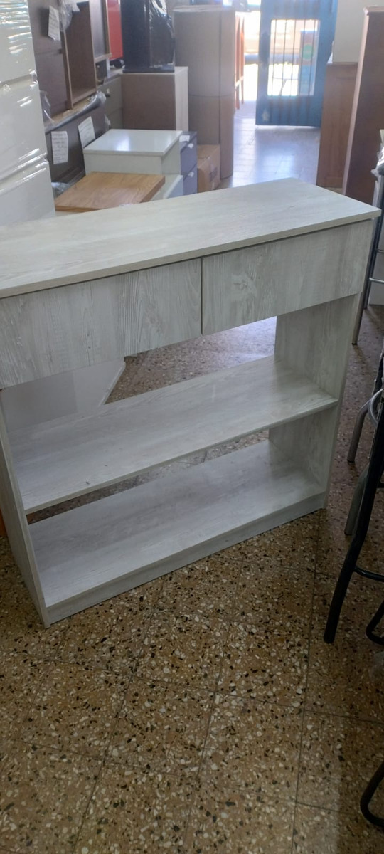 Recibidor- Mesa De Arrime- Apoyo- 2 Cajones 1.00 X 90 X 38