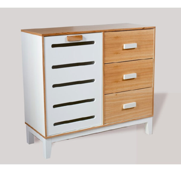 Comoda Recibidor Amsterdam 100 X 90 X 40 Laqueado Paraiso