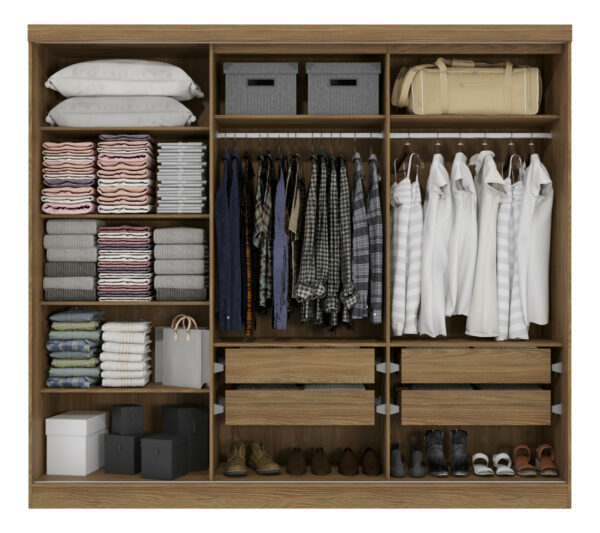 Ropero 5 Puertas 4 Cajones 218 X 245 X 56- N 564