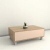Mesa Centro De Living Con Cajon. Cod. 2021- Melamina