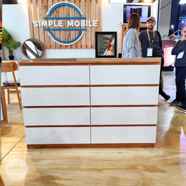 D_923831-MLA72227196473_102023-F.jpg Comoda Chifonier Cajonera 8 Cajones 140 X 90 X 40. Paraiso