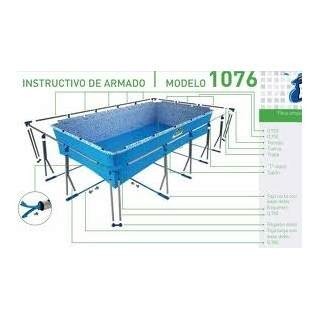 D_924362-MLA31037047116_062019-F.jpg Pileta Piscina De Lona Pelopincho 1076. 4.45 X 2.25 X 0.80