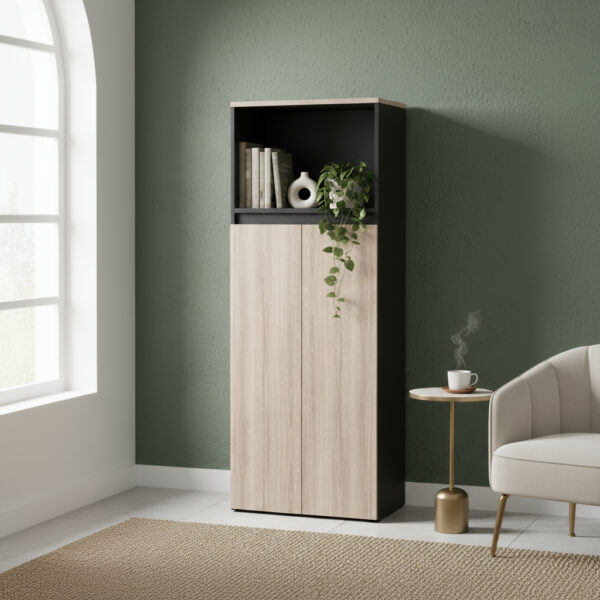 Biblioteca Organizador Oficina 2 Puertas Cod. 7929 155 X 71