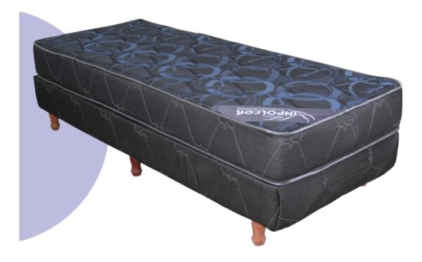 Conjunto Sommier Espuma Alta Densidad- Palermo 80 X 23 X 190