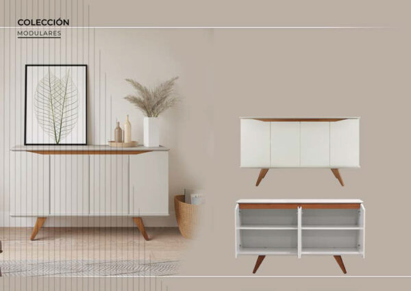 D_925761-MLA88585596877_072025-F.jpg Bahiut Vajillero Buffet Olive 1.35 X 0.78 X 0.40- 4 Puertas