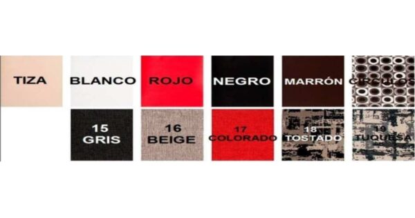 Juego Cocina Comedor Mesa 1.40 + 6 Sillas Cromada Capri Co4