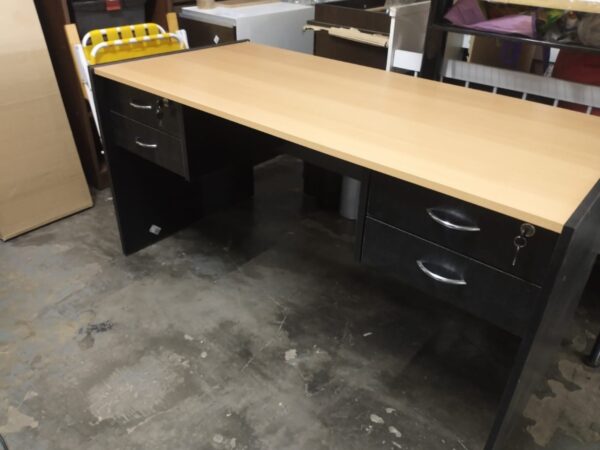 D_926258-MLA49760808084_042022-F.jpg Escritorio Oficina Con 4 Cajones- Melamina 18 Mm Cod 912