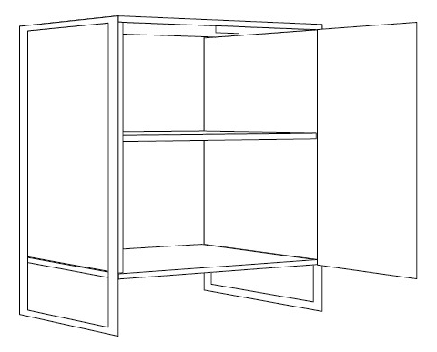 Bahiut Vajillero Buffet 80 - Estructura De Caño- Dst 10