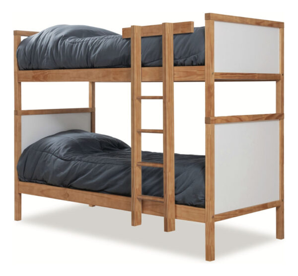 Cama Cucheta 1 Plaza. Pino Macizo. De France