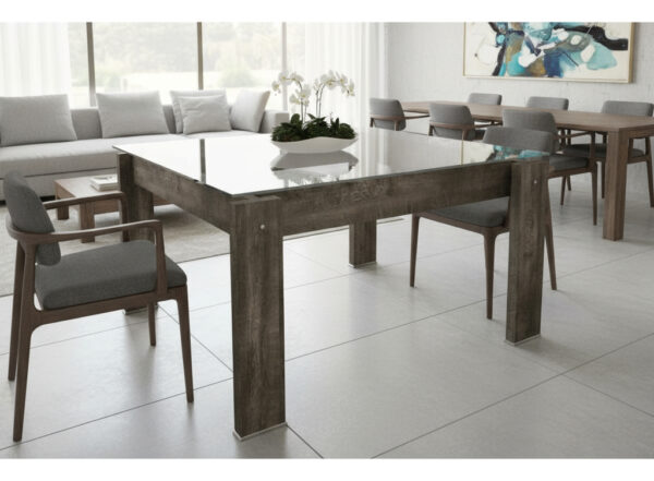 D_929264-MLA93261157195_092025-F.jpg Mesa Fija Cuadrada 1.40 X 1.40- Con Tapa De Vidrio- Vitro