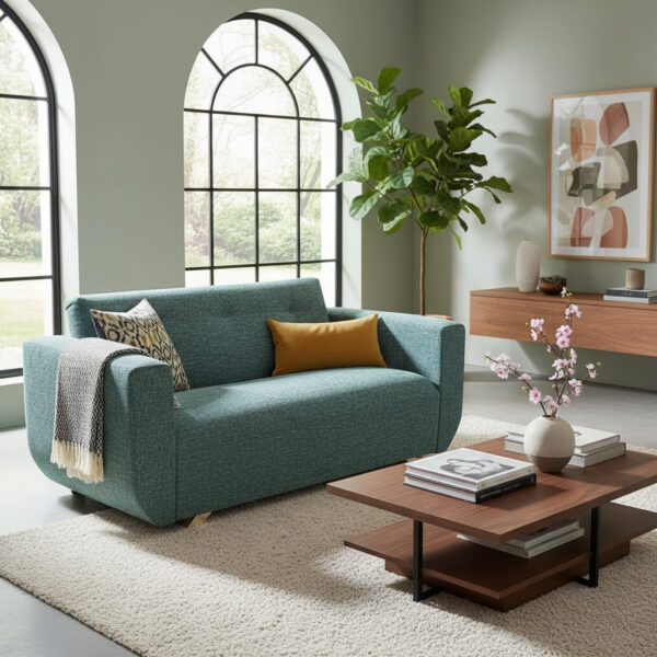 Sillon De Living Dos Cuerpos 1.55 X 0.75- Modelo Ambar