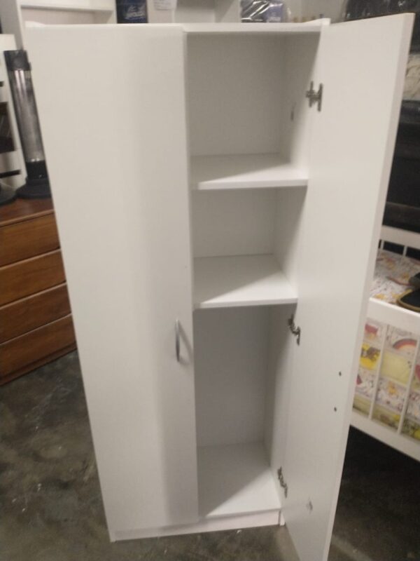 Unico Escobero Organizador Multifuncion 2 Puertas- Estantes