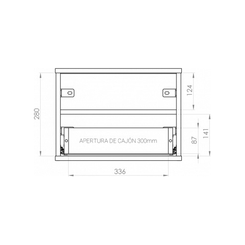 2 Mesas De Luz Flotante- 1 Cajon- Espacio- - Mlf 040
